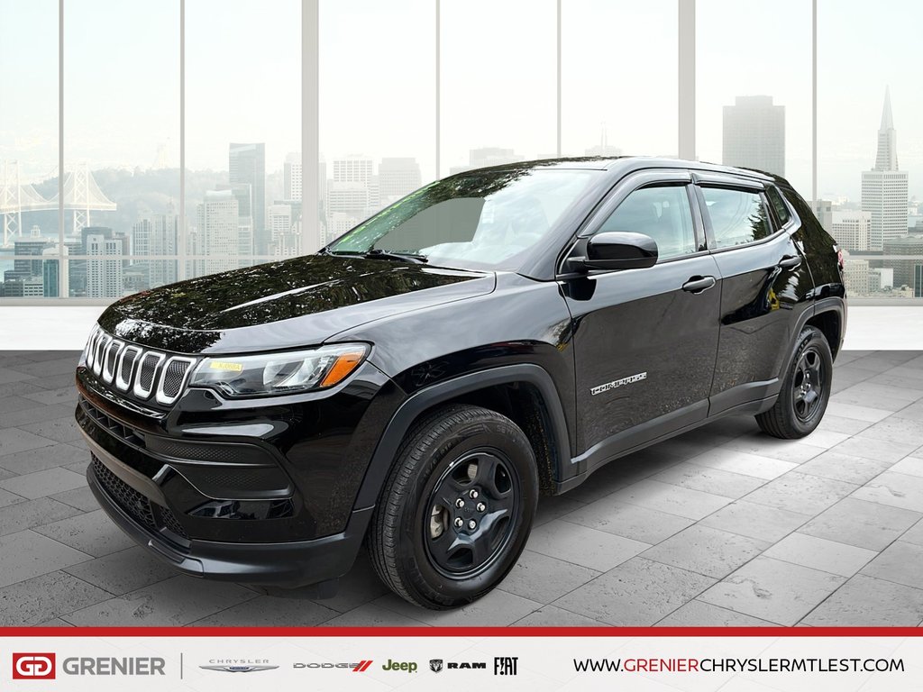 Jeep Compass SPORT + 4X2 + GROUPE ELECTRIQUE 2022 à Pointe-Aux-Trembles, Québec - 1 - w1024h768px