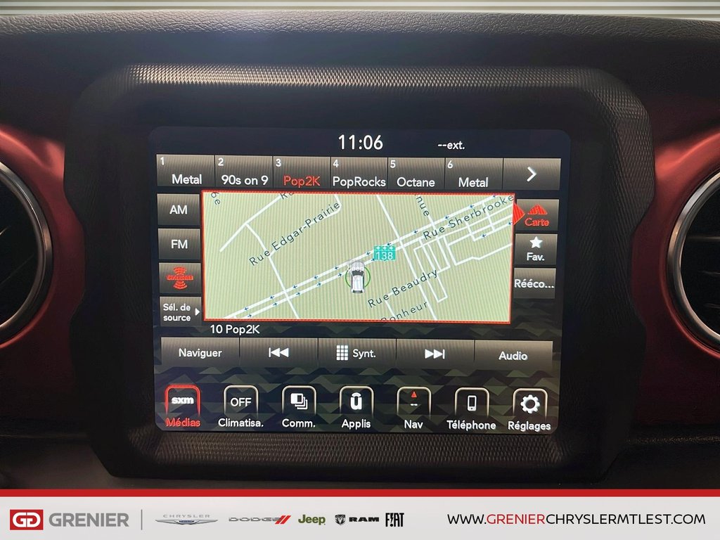 Jeep Gladiator RUBICON + 4X4 + V6 3.6L 2021 à Pointe-Aux-Trembles, Québec - 21 - w1024h768px