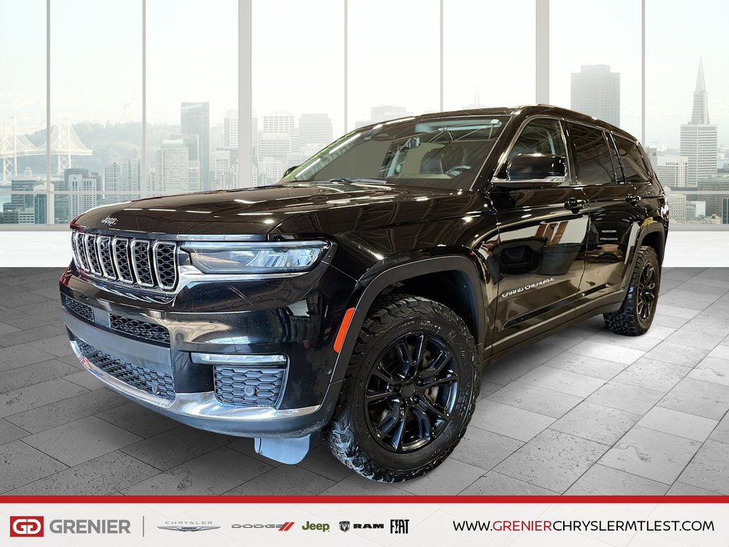 Jeep Grand Cherokee L LIMITED + 4X4 + V6 + TOIT OUVRANT PANO 2021 à Pointe-Aux-Trembles, Québec - 1 - w1024h768px