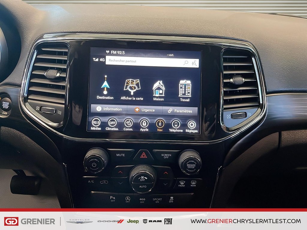 Jeep Grand Cherokee ALTITUDE + 4X4 + CARPLAY 2021 à Pointe-Aux-Trembles, Québec - 15 - w1024h768px