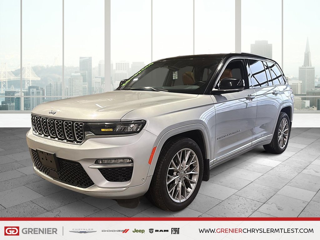 Jeep Grand Cherokee SUMMIT + 4X4 + V6 3.6L + TOIT OUVRANT PANO 2023 à Pointe-Aux-Trembles, Québec - 1 - w1024h768px