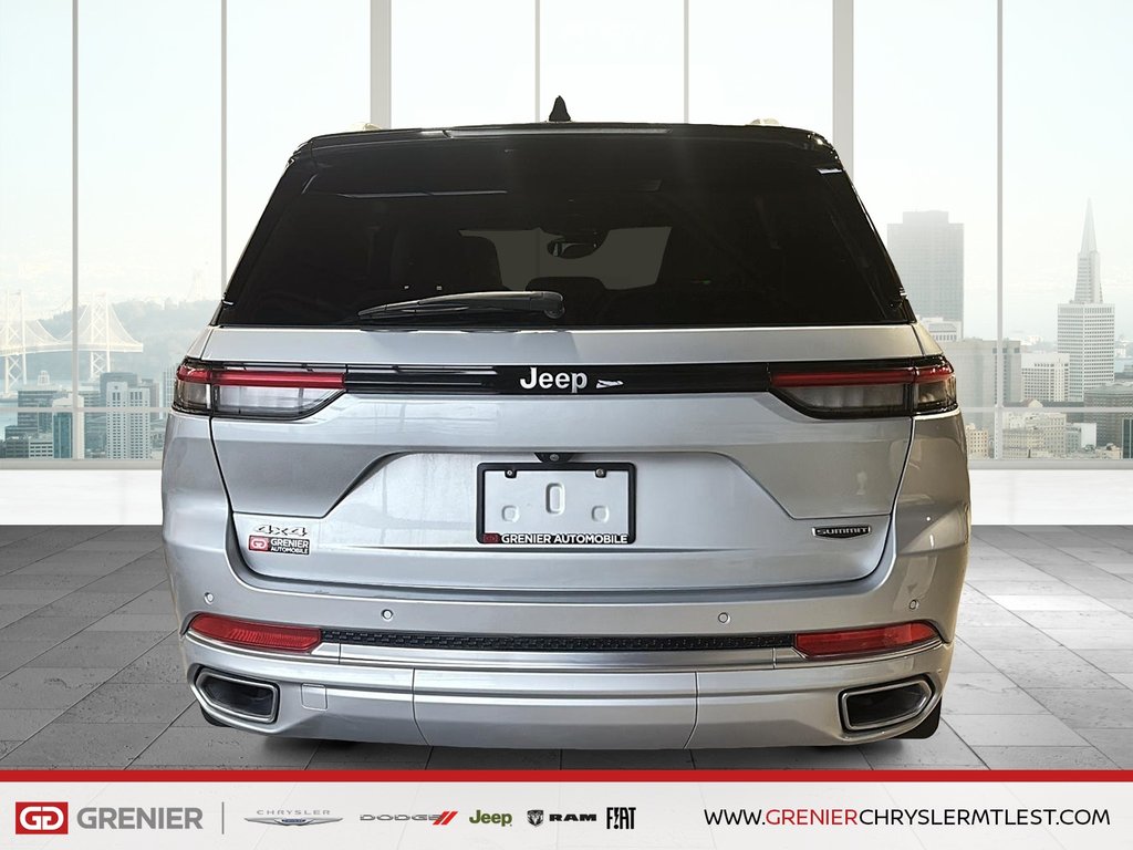 Jeep Grand Cherokee SUMMIT + 4X4 + V6 3.6L + TOIT OUVRANT PANO 2023 à Pointe-Aux-Trembles, Québec - 3 - w1024h768px