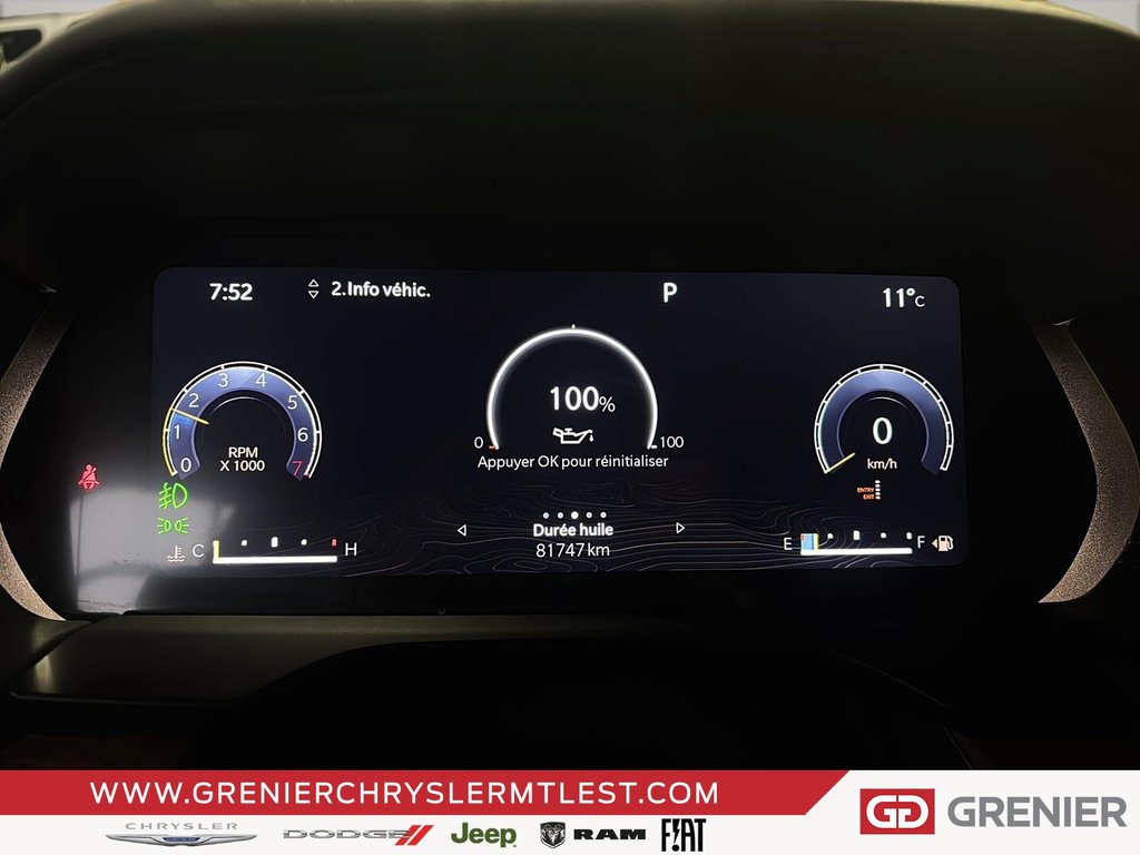 2023 Jeep Grand Cherokee SUMMIT + 4X4 + V6 3.6L + TOIT OUVRANT PANO in Pointe-Aux-Trembles, Quebec - 12 - w1024h768px