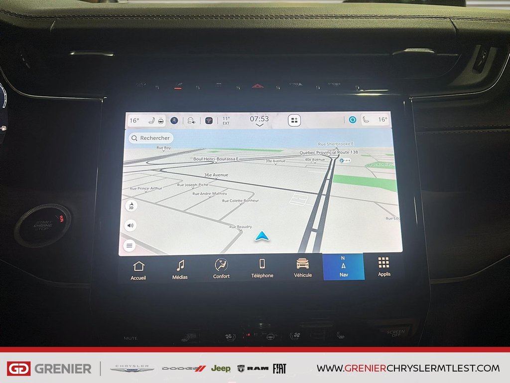 Jeep Grand Cherokee SUMMIT + 4X4 + V6 3.6L + TOIT OUVRANT PANO 2023 à Pointe-Aux-Trembles, Québec - 16 - w1024h768px