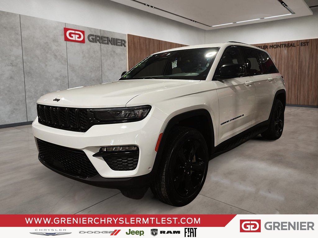 2024 Jeep Grand Cherokee LIMITED + 4X4 + ALLURE NOIRE in Pointe-Aux-Trembles, Quebec - 1 - w1024h768px