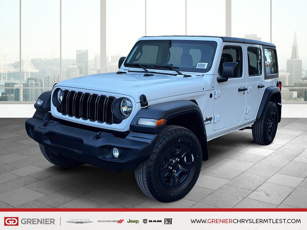 Jeep WRANGLER 4-Door SPORT 2024 à Pointe-Aux-Trembles, Québec - 2 - w1024h768px