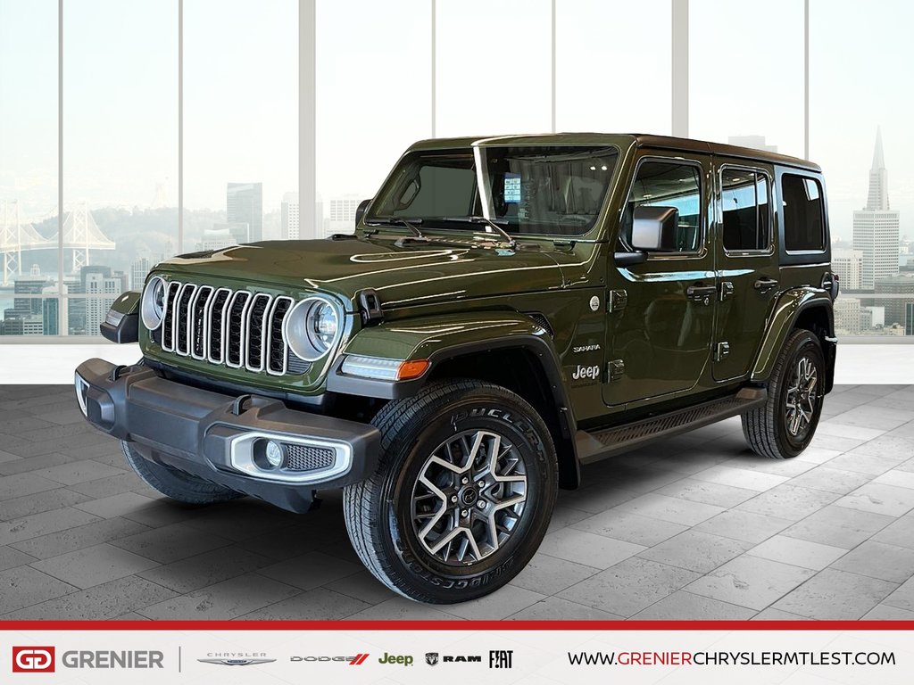 Jeep WRANGLER 4-Door SAHARA 2024 à Pointe-Aux-Trembles, Québec - 2 - w1024h768px