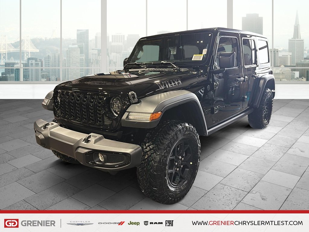 2026 Jeep Wrangler 4-Door WILLYS in Pointe-Aux-Trembles, Quebec - 1 - w1024h768px