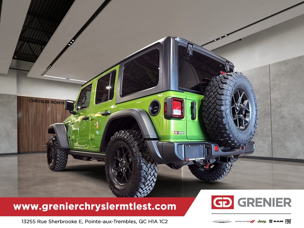 2026 Jeep Wrangler 4-Door WILLYS in Pointe-Aux-Trembles, Quebec - 4 - w1024h768px