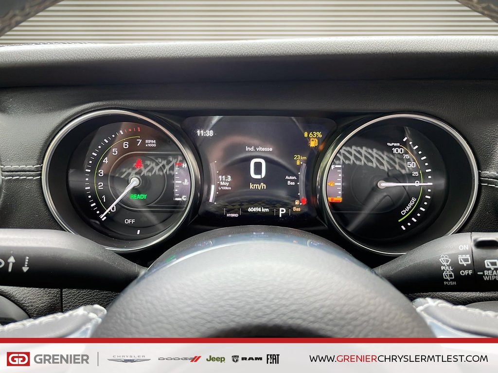 2023 Jeep Wrangler 4xe UNLIMITED SAHARA + TOIT SKY ONE TOUCH + HYBRIDE in Pointe-Aux-Trembles, Quebec - 18 - w1024h768px