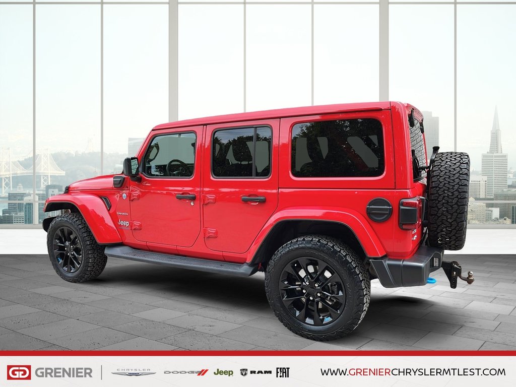 2023 Jeep Wrangler 4xe UNLIMITED SAHARA + TOIT SKY ONE TOUCH + HYBRIDE in Pointe-Aux-Trembles, Quebec - 7 - w1024h768px