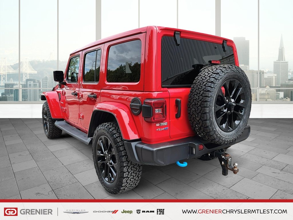 2023 Jeep Wrangler 4xe UNLIMITED SAHARA + TOIT SKY ONE TOUCH + HYBRIDE in Pointe-Aux-Trembles, Quebec - 6 - w1024h768px