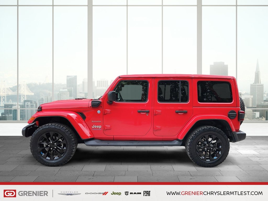 2023 Jeep Wrangler 4xe UNLIMITED SAHARA + TOIT SKY ONE TOUCH + HYBRIDE in Pointe-Aux-Trembles, Quebec - 8 - w1024h768px