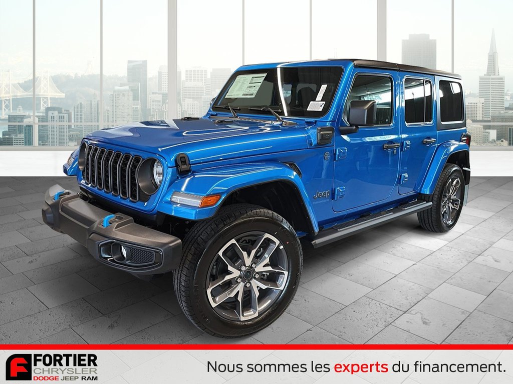 2024 Jeep Wrangler 4xe SPORT S in Pointe-Aux-Trembles, Quebec - 1 - w1024h768px