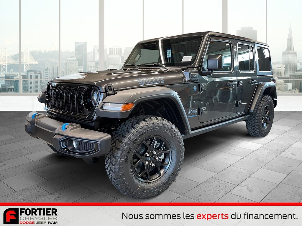 Jeep Wrangler 4xe WILLYS 2024 à Pointe-Aux-Trembles, Québec - 1 - w1024h768px