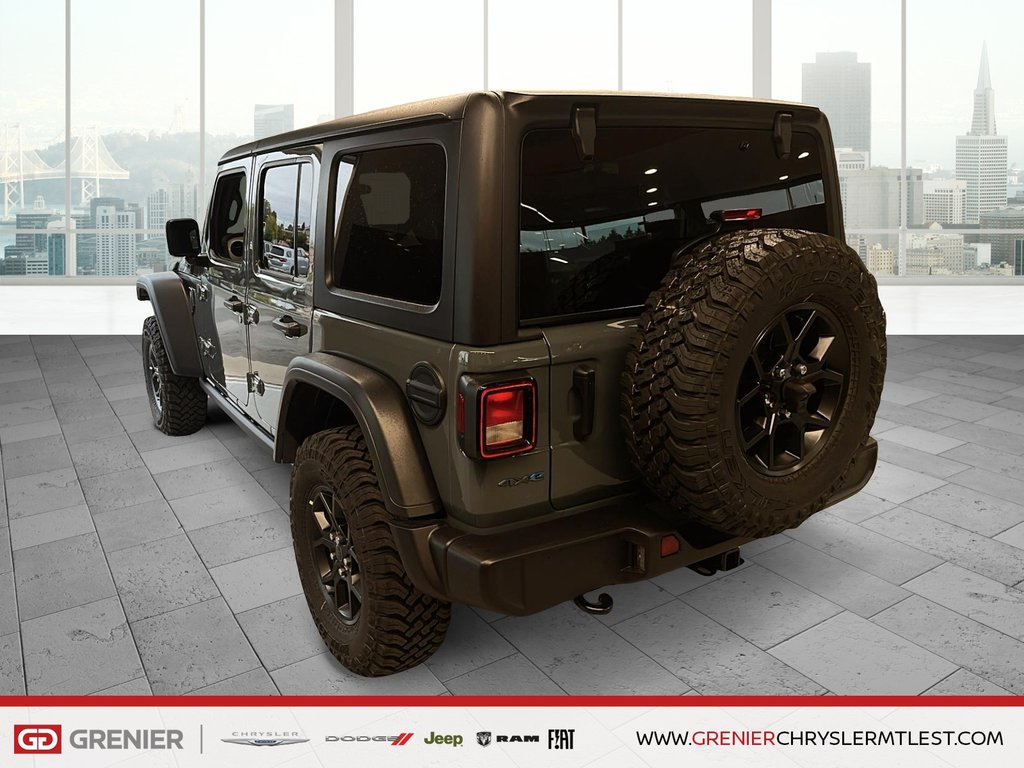 2025 Jeep WRANGLER 4XE WILLYS in Pointe-Aux-Trembles, Quebec - 5 - w1024h768px
