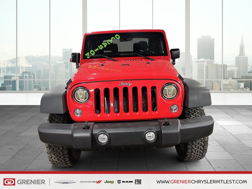 2017 Jeep Wrangler SPORT S + 4X4 + 2P + TRANS MANUELLE in Pointe-Aux-Trembles, Quebec - 2 - w1024h768px