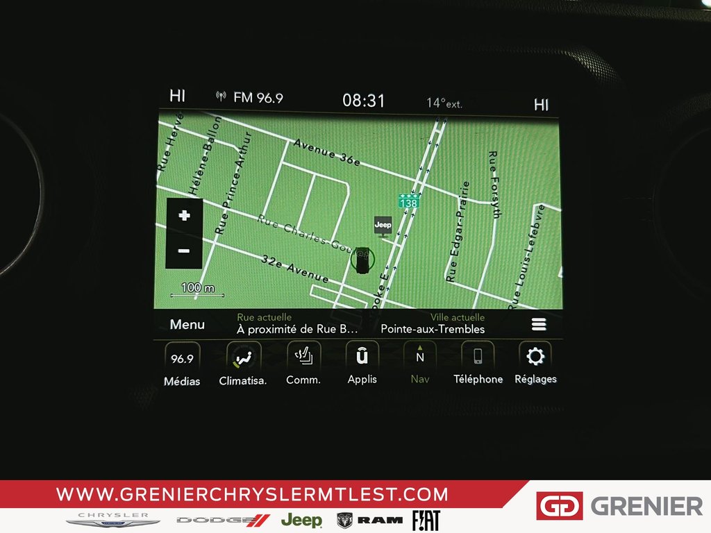2021 Jeep Wrangler UNLIMITED SAHARA 4XE + 4X4 + PHEV in Pointe-Aux-Trembles, Quebec - 17 - w1024h768px