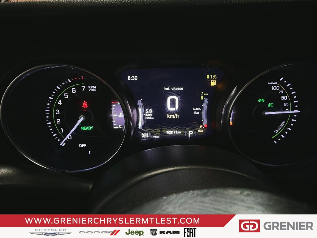 2021 Jeep Wrangler UNLIMITED SAHARA 4XE + 4X4 + PHEV in Pointe-Aux-Trembles, Quebec - 13 - w1024h768px