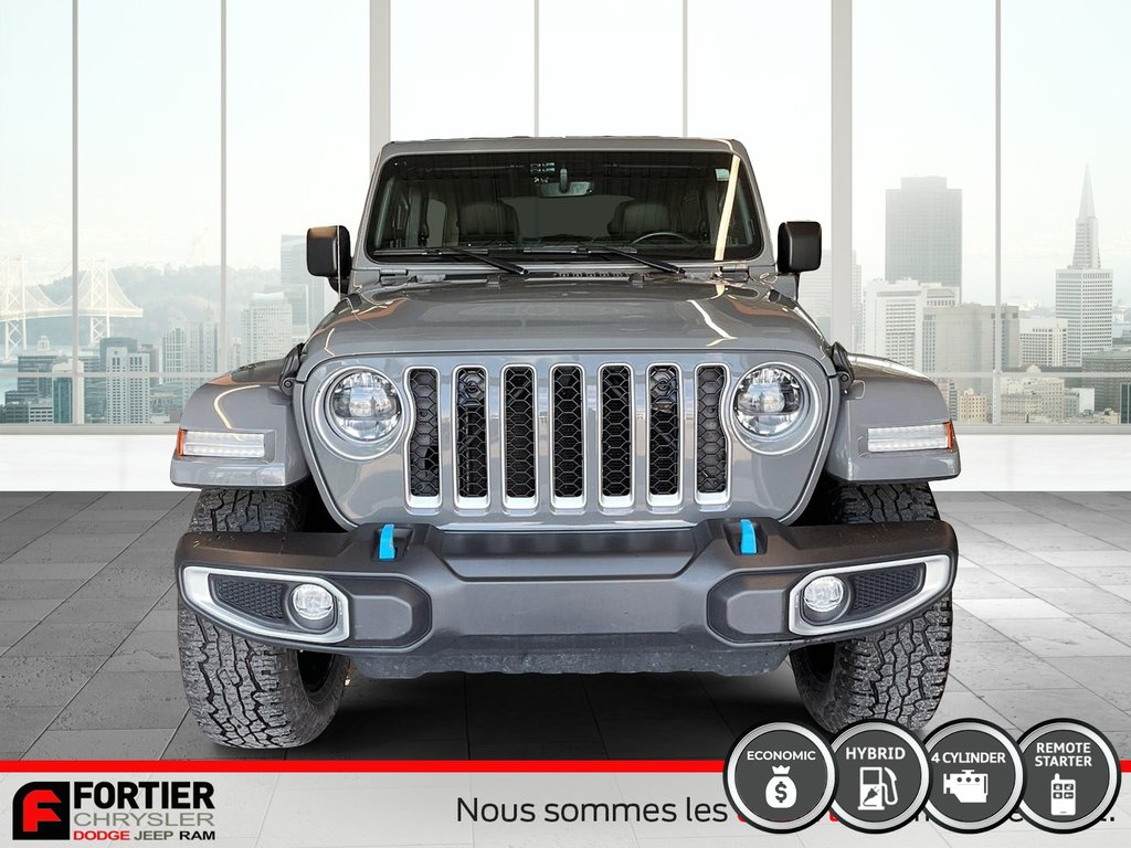 2023 Jeep Wrangler UNLIMITED SAHARA +  4XE + CUIR in Pointe-Aux-Trembles, Quebec - 2 - w1024h768px