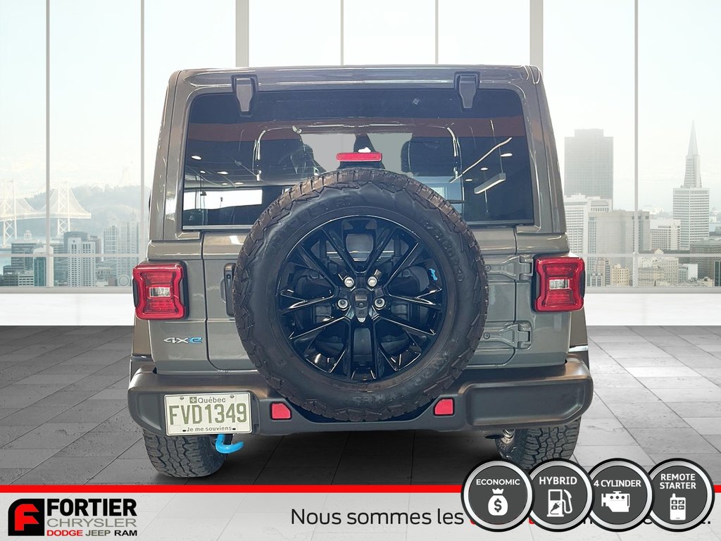 2023 Jeep Wrangler UNLIMITED SAHARA +  4XE + CUIR in Pointe-Aux-Trembles, Quebec - 3 - w1024h768px