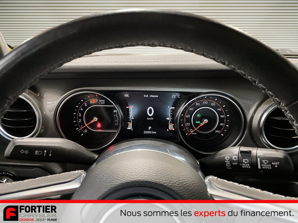 Jeep Wrangler SAHARA + ENS TEMPS FROID + SYST AUDIO ALPINE 2023 à Pointe-Aux-Trembles, Québec - 15 - w1024h768px