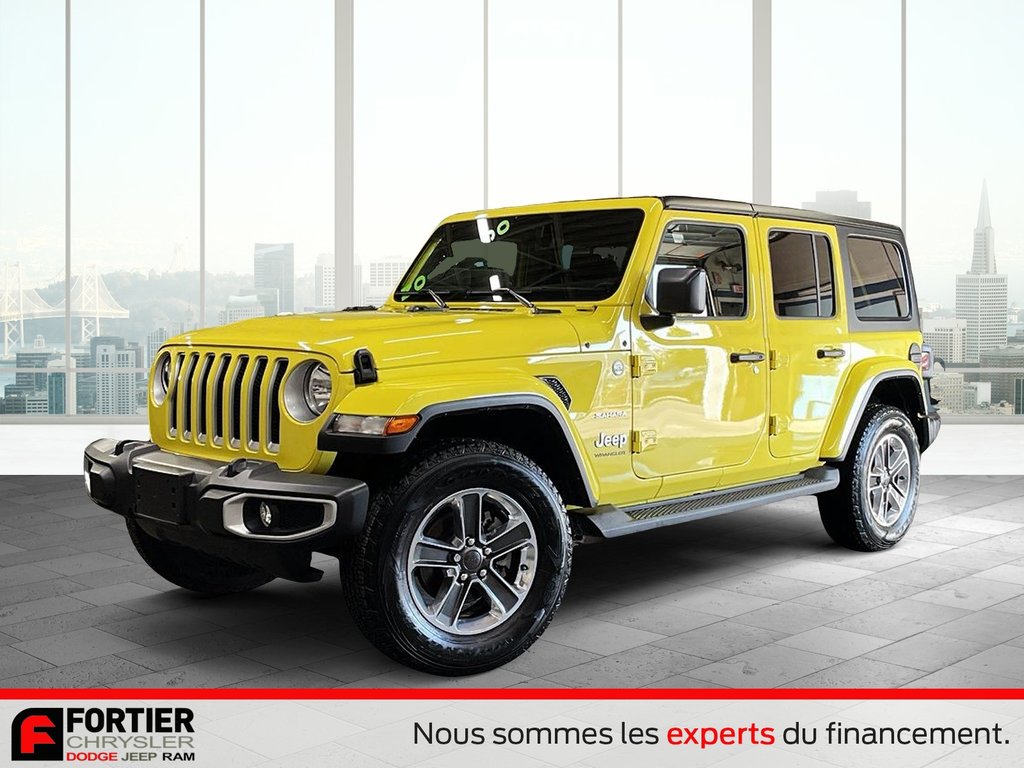 Jeep Wrangler SAHARA + ENS TEMPS FROID + SYST AUDIO ALPINE 2023 à Pointe-Aux-Trembles, Québec - 19 - w1024h768px