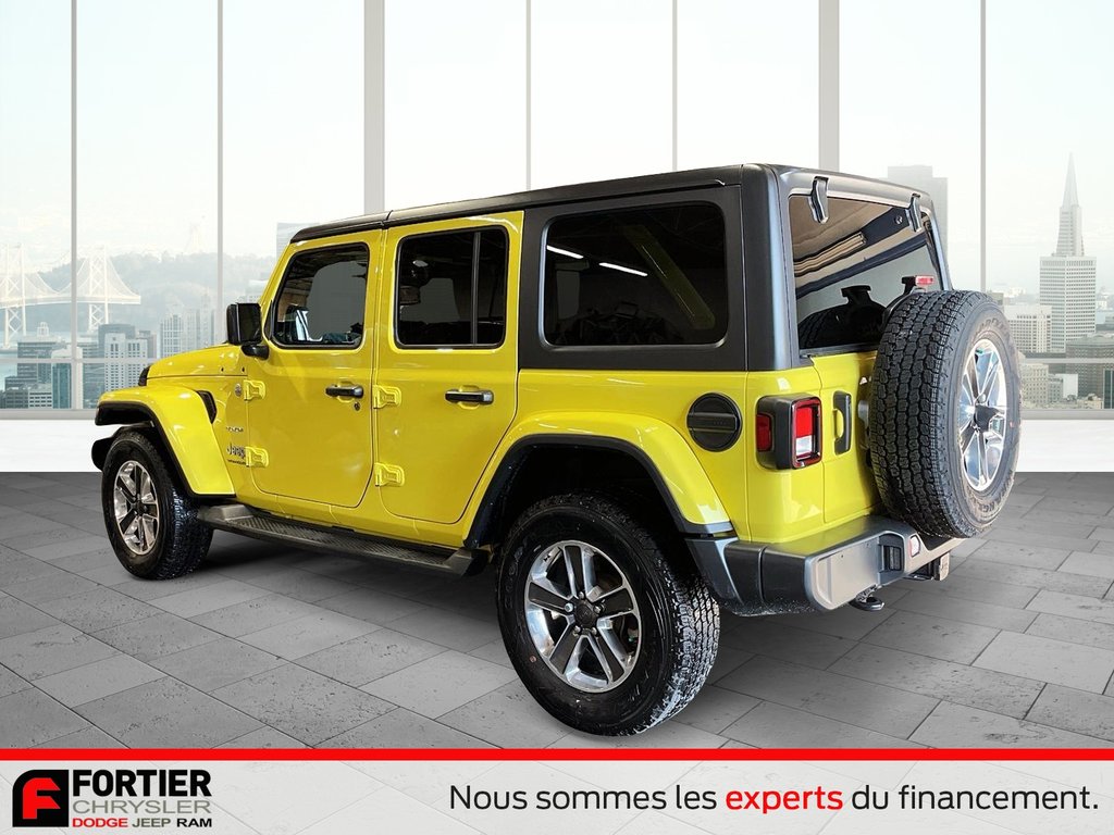 Jeep Wrangler SAHARA + ENS TEMPS FROID + SYST AUDIO ALPINE 2023 à Pointe-Aux-Trembles, Québec - 5 - w1024h768px