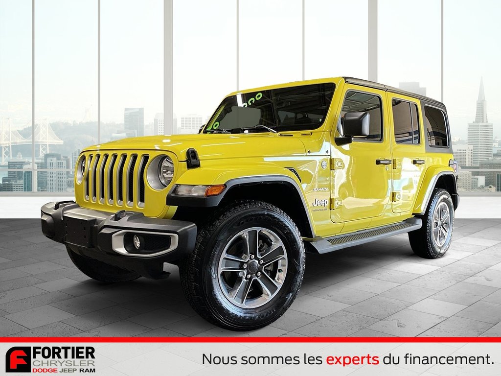 Jeep Wrangler SAHARA + ENS TEMPS FROID + SYST AUDIO ALPINE 2023 à Pointe-Aux-Trembles, Québec - 1 - w1024h768px