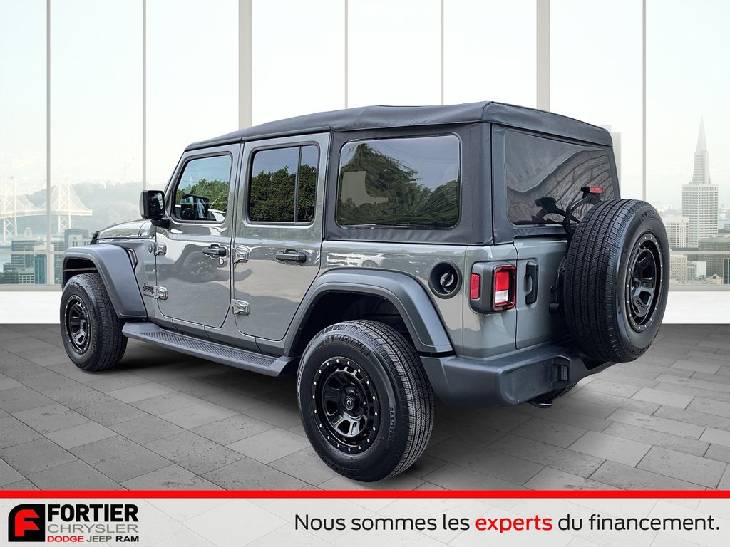 Jeep Wrangler UNLIMITED SPORT S + ENS TEMPS FROID + CARPLAY 2023 à Pointe-Aux-Trembles, Québec - 5 - w1024h768px