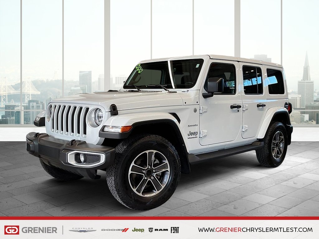 2023 Jeep Wrangler SAHARA + 4 PORTES + V6 + 4X4 + TOIT FREEDOM in Pointe-Aux-Trembles, Quebec - 20 - w1024h768px