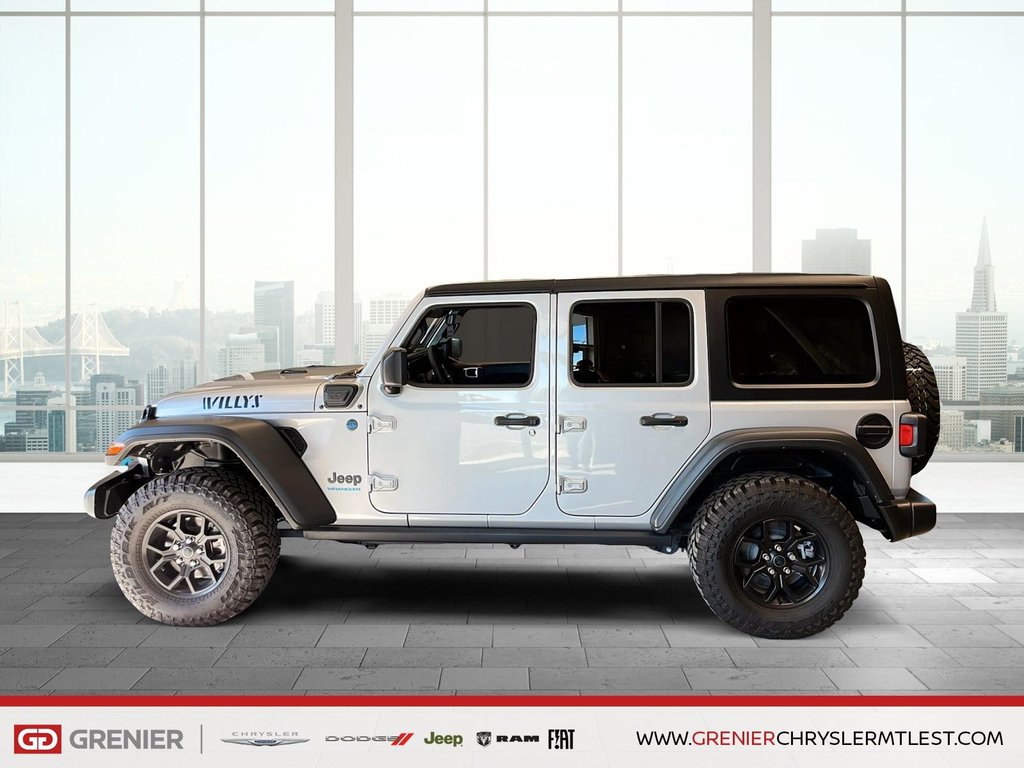 Jeep WRANGLER 4P WILLYS 4XE + HYBRIDE + 4X4 2024 à Pointe-Aux-Trembles, Québec - 6 - w1024h768px
