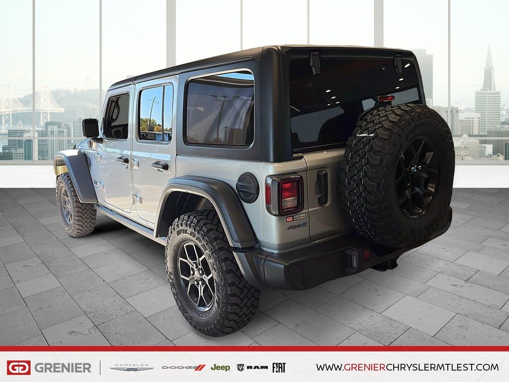 Jeep WRANGLER 4P WILLYS 4XE + HYBRIDE + 4X4 2024 à Pointe-Aux-Trembles, Québec - 5 - w1024h768px