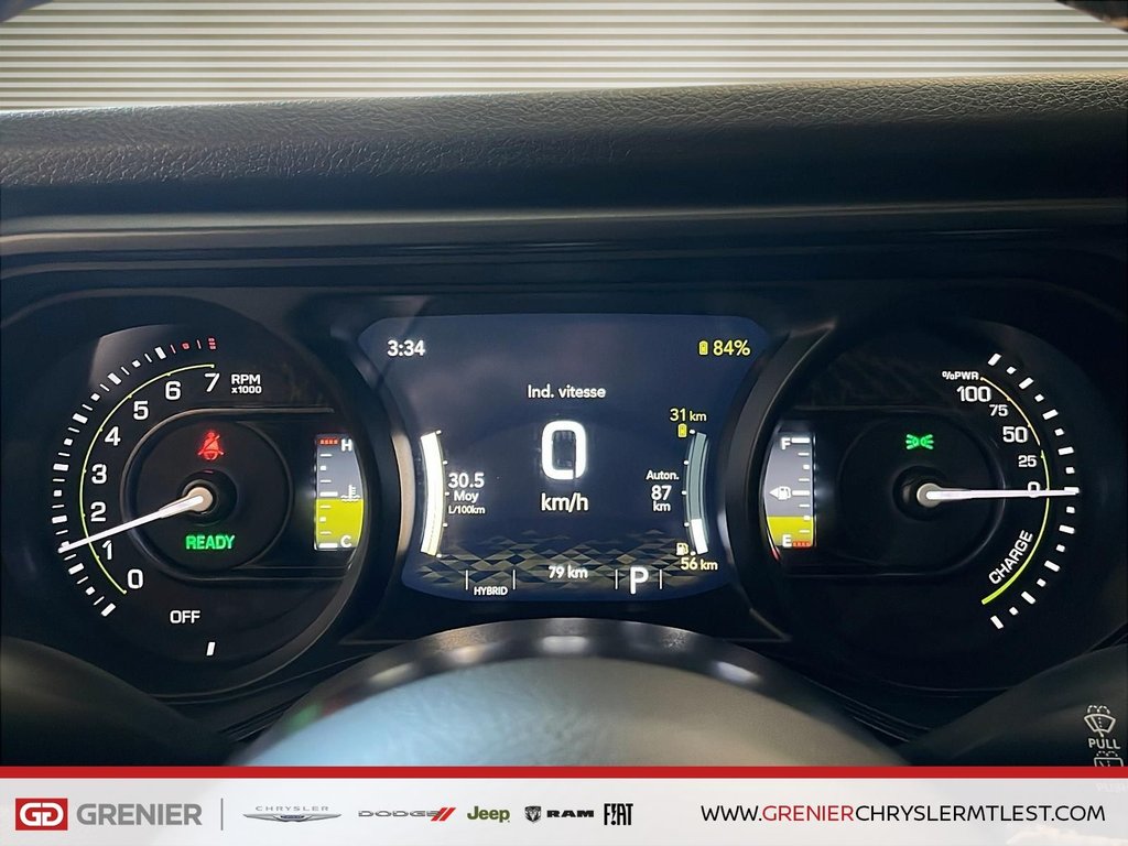 Jeep WRANGLER 4P WILLYS 4XE + HYBRIDE + 4X4 2024 à Pointe-Aux-Trembles, Québec - 13 - w1024h768px