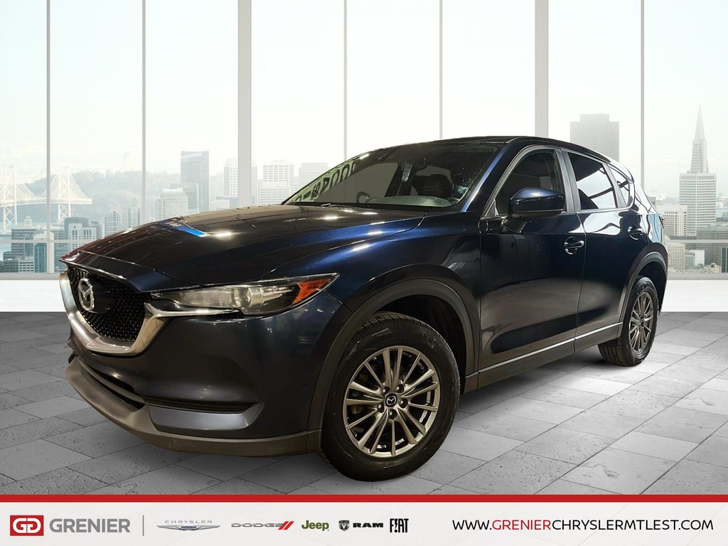 2018 Mazda CX-5 GS + CUIR ET SUEDE + AUTOMATIQUE in Pointe-Aux-Trembles, Quebec - 1 - w1024h768px