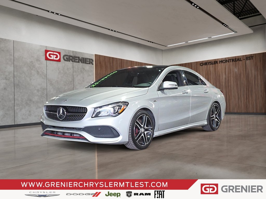 Mercedes-Benz CLA CLA 250 4MATIC + CUIR + TOIT OUVRANT PANO 2017 à Pointe-Aux-Trembles, Québec - 1 - w1024h768px