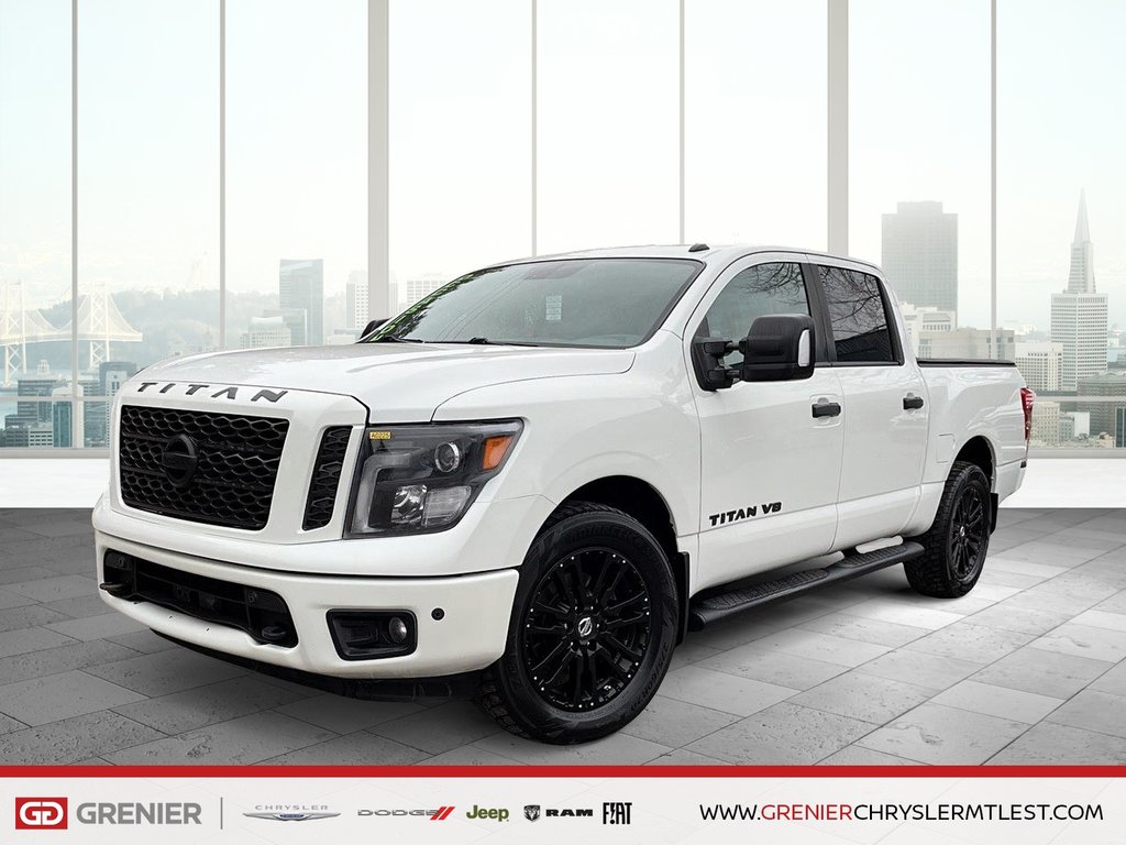 2019 Nissan Titan SV MIDNIGHT + 4X4 + MARCHEPIEDS in Pointe-Aux-Trembles, Quebec - 22 - w1024h768px