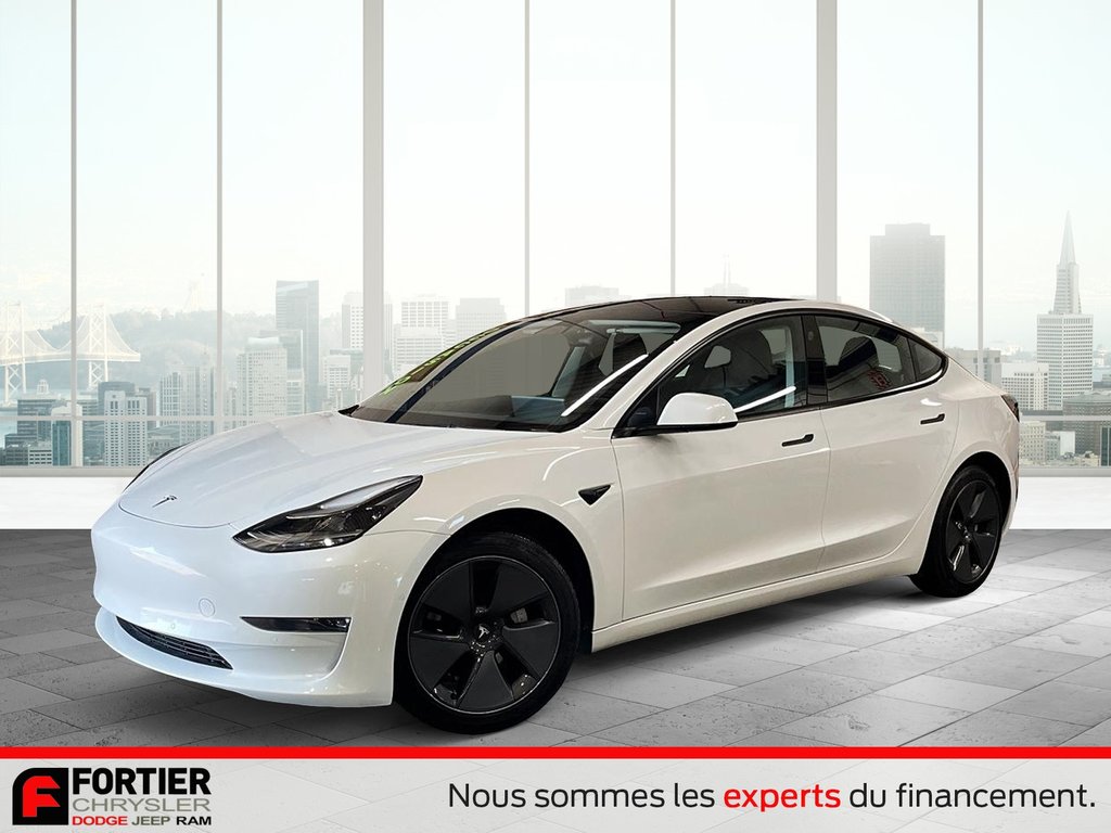 Tesla MODEL 3 SR + 438 KM AUTONOMIE + CUIR + GPS 2022 à Pointe-Aux-Trembles, Québec - 19 - w1024h768px