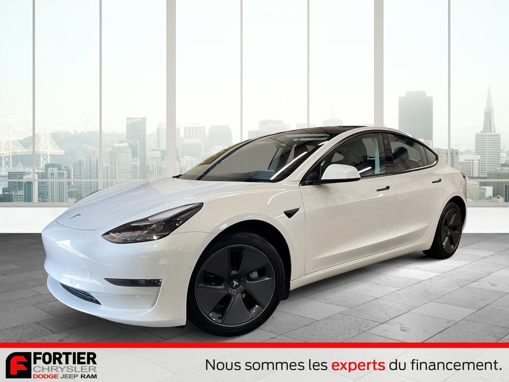 Tesla MODEL 3 SR + 438 KM AUTONOMIE + CUIR + GPS 2022 à Pointe-Aux-Trembles, Québec - 1 - w1024h768px