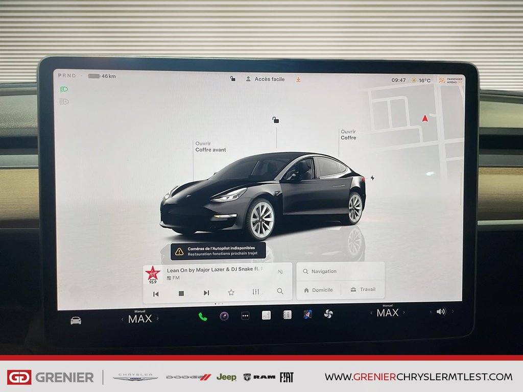 Tesla MODEL 3 SR + RWD + TOIT PANORAMIQUE + CUIR 2023 à Pointe-Aux-Trembles, Québec - 10 - w1024h768px