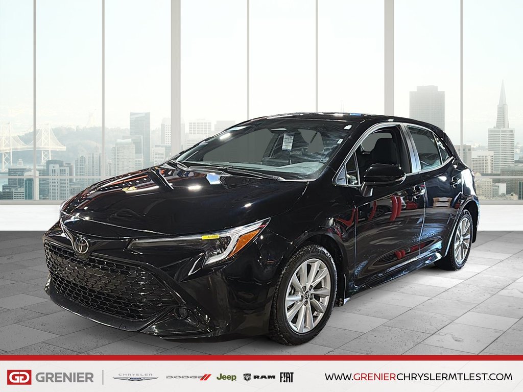 Toyota Corolla Hatchback SE PLUS + FWD + GROUPE ELECTRIQUE 2025 à Pointe-Aux-Trembles, Québec - 1 - w1024h768px