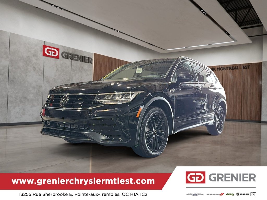Volkswagen Tiguan COMFORTLINE R-LINE BLACK EDITION + AWD + CUIR 2022 à Pointe-Aux-Trembles, Québec - 1 - w1024h768px
