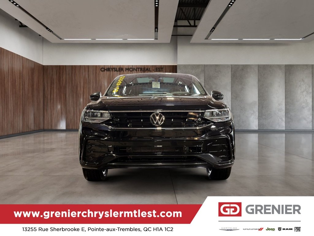 Volkswagen Tiguan COMFORTLINE R-LINE BLACK EDITION + AWD + CUIR 2022 à Pointe-Aux-Trembles, Québec - 2 - w1024h768px