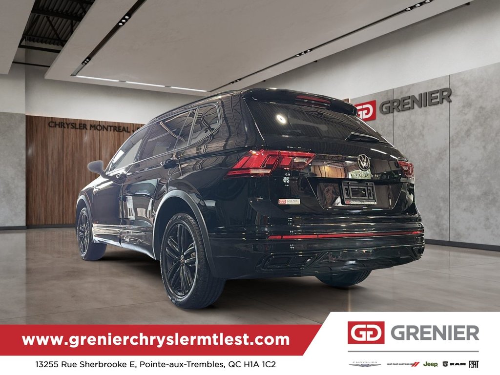 Volkswagen Tiguan COMFORTLINE R-LINE BLACK EDITION + AWD + CUIR 2022 à Pointe-Aux-Trembles, Québec - 4 - w1024h768px