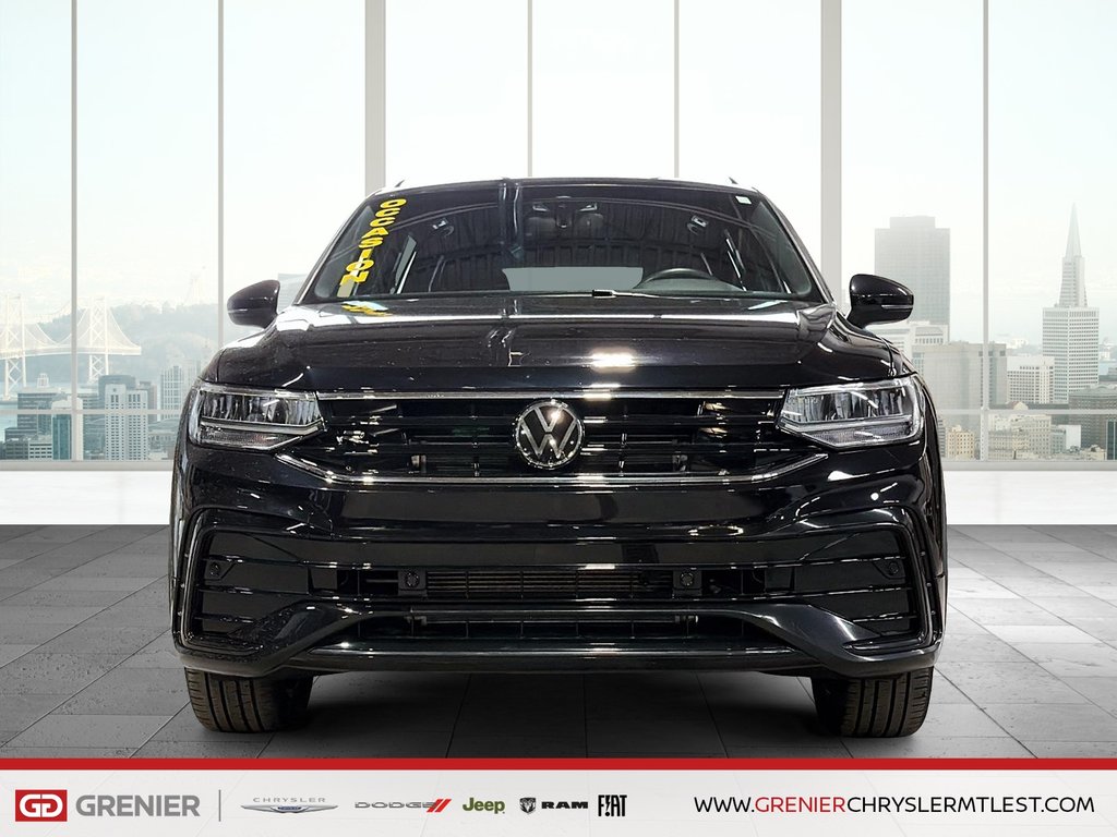 Volkswagen Tiguan COMFORTLINE R-LINE BLCAK EDITION + AWD + CUIR 2022 à Pointe-Aux-Trembles, Québec - 2 - w1024h768px
