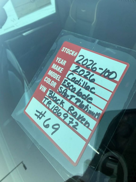 2026 Cadillac ESCALADE Platinum Sport in Edmundston, New Brunswick - 24 - w1024h768px