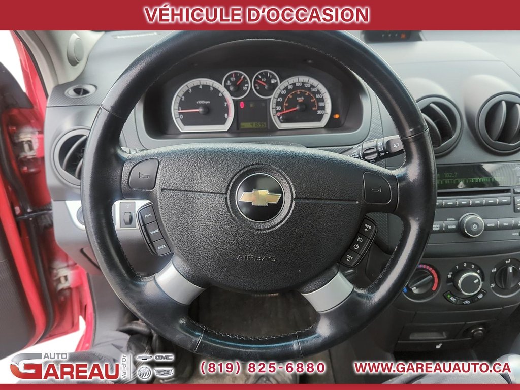 Chevrolet Aveo  2010 à Val-d'Or, Québec - 12 - w1024h768px