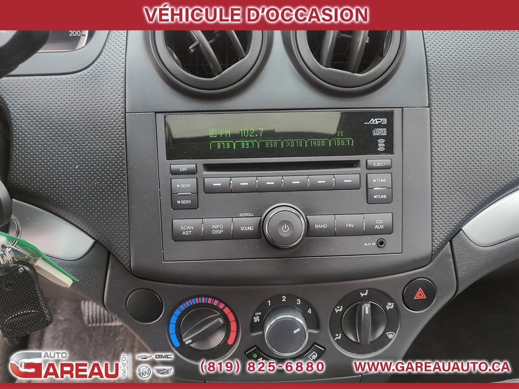 Chevrolet Aveo  2010 à Val-d'Or, Québec - 18 - w1024h768px