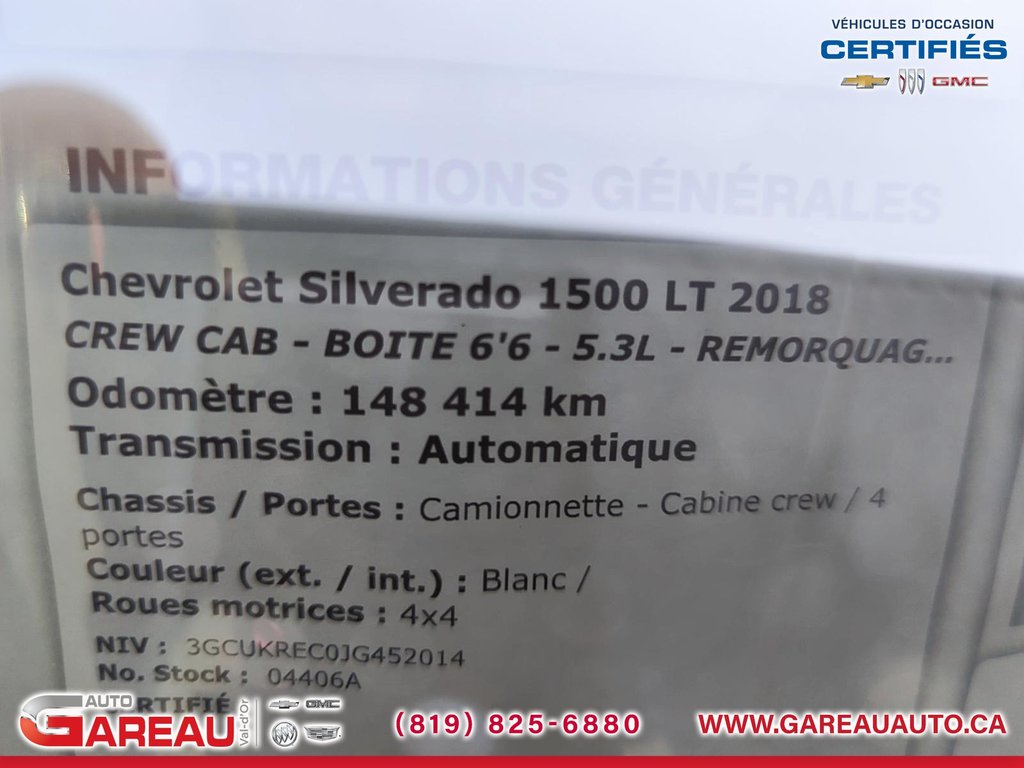 Chevrolet Silverado 1500  2018 à Val-d'Or, Québec - 6 - w1024h768px