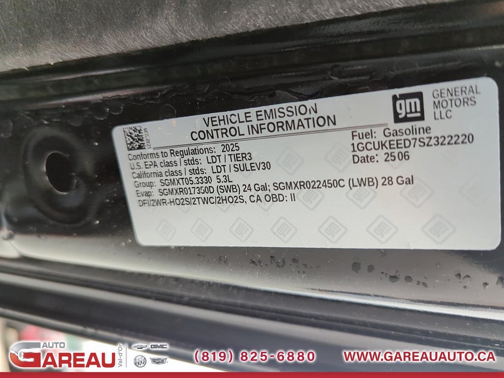 2025 Chevrolet Silverado 1500 in Val-d'Or, Quebec - 6 - w1024h768px
